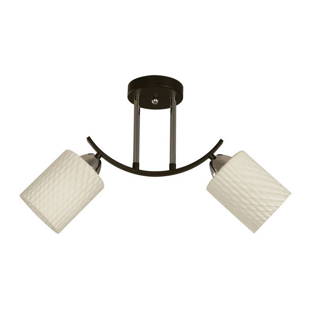 Lampara de techo chocolate 2l e27 60w