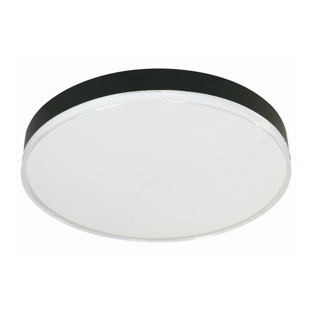 Lampara led techo y pared negro 30w 120v 2700k-5000k cct