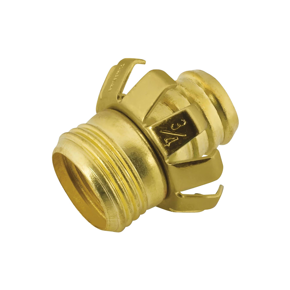 Terminal metalico macho para manguera de 3-4 pulgadas