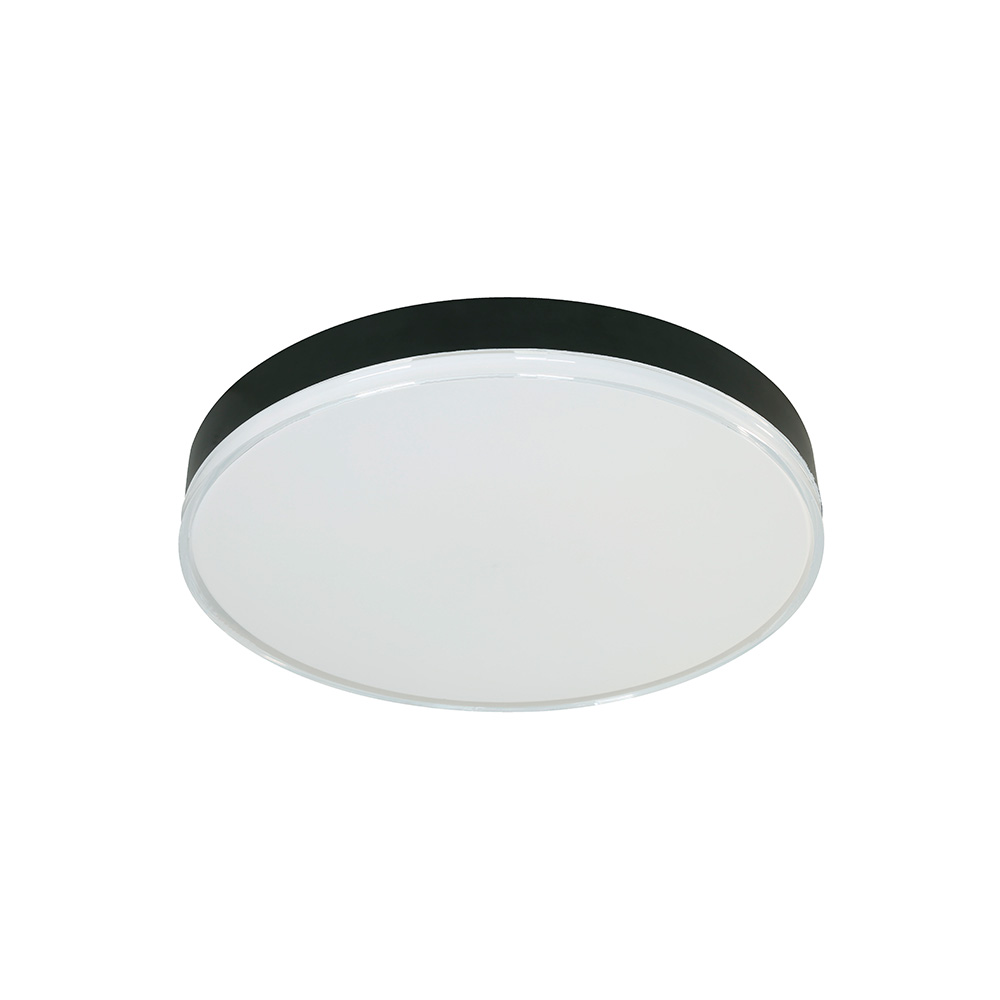 Lampara led plafon negro 40w 120v 2700k-5000k cct switch