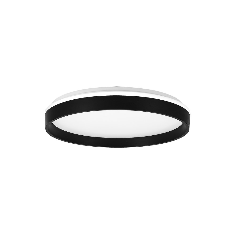 Lampara de techo led plafon negro 60w cct