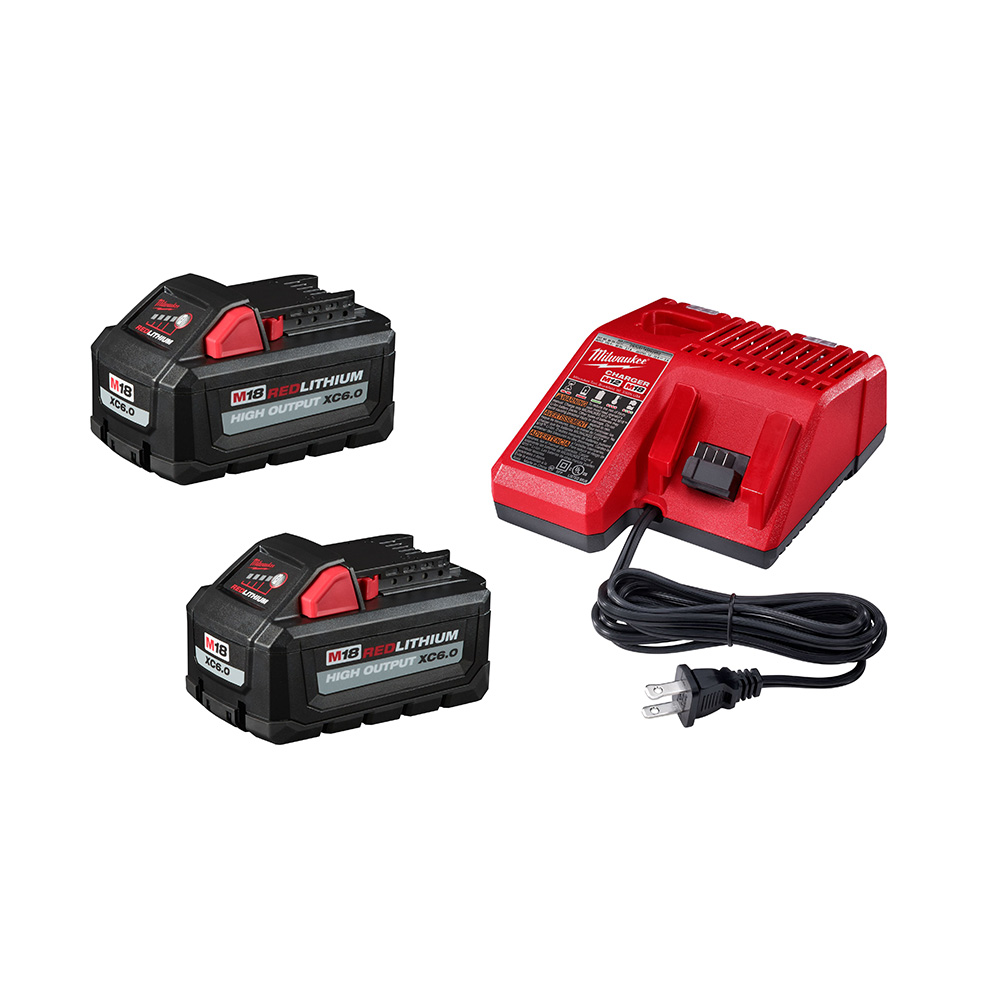 Cargador + bateria recargable 18v 6.0ah redlithium