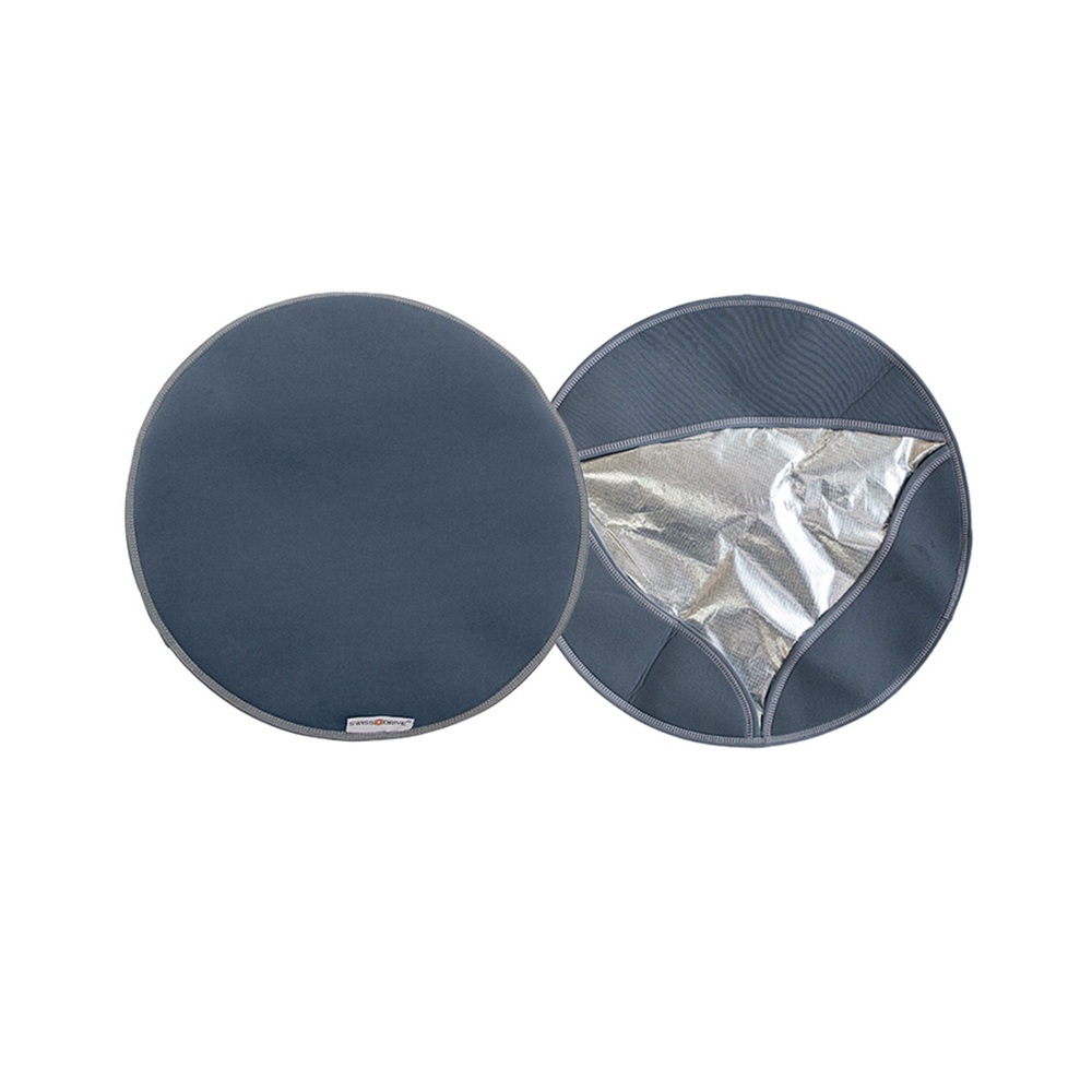 Protector de volante neopreno gris (37 x 39 cm)