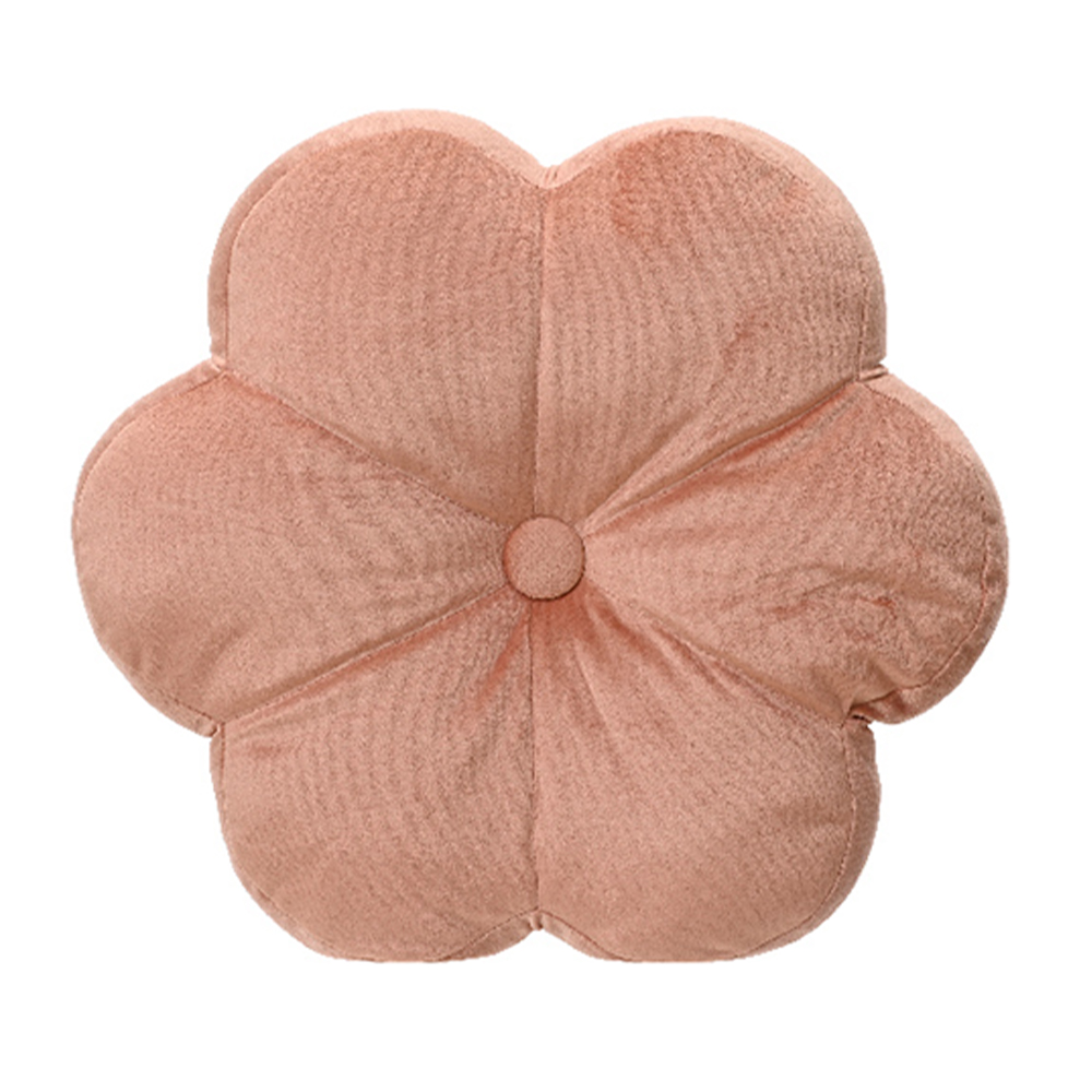 Cojin decorativo de poliester en forma de flor 38 cm surtido