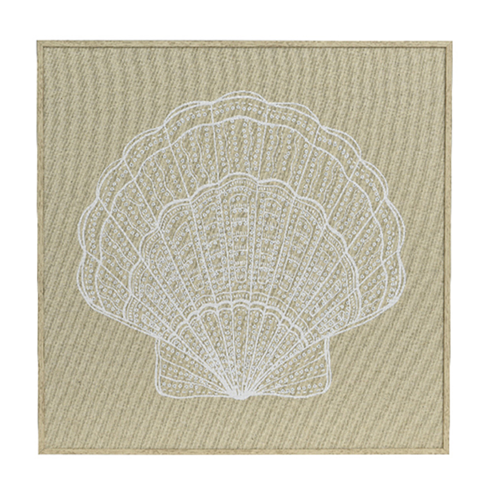 Cuadro decorativo de mdf marino blanco 35x35 cm surtido