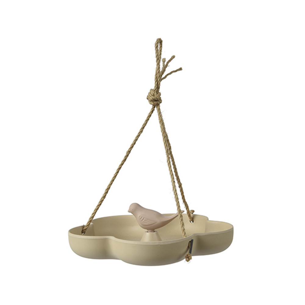 Comedero para pajaro en forma de flor 23.3x22.7x5.5 cm surtido