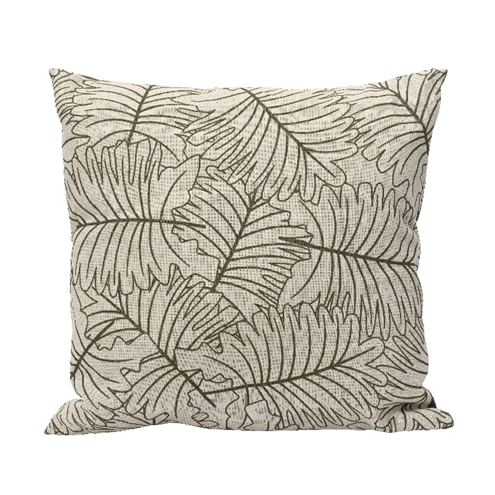Cojin decorativo de poliester 45 cm ver-blanco surtido