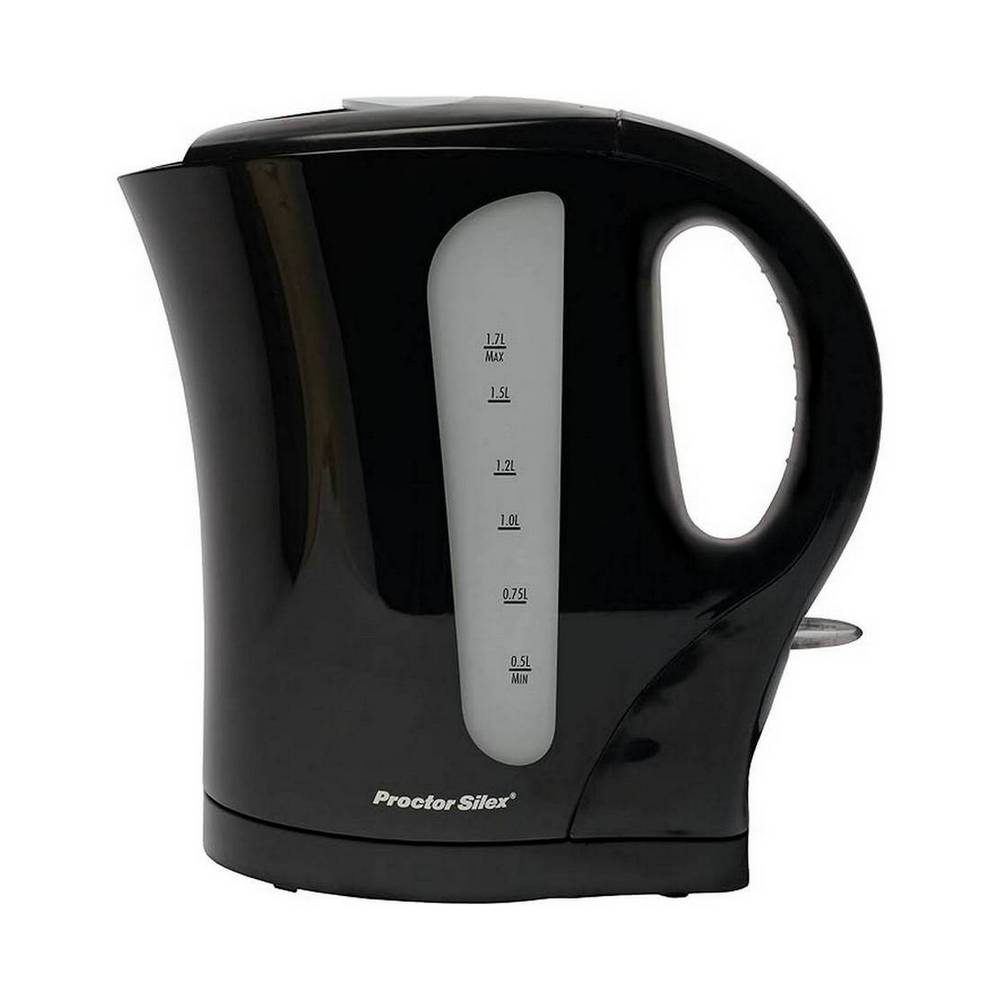 Tetera electrica 1.7 l negra