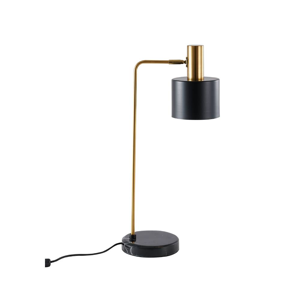 Lampara de mesa negra e27