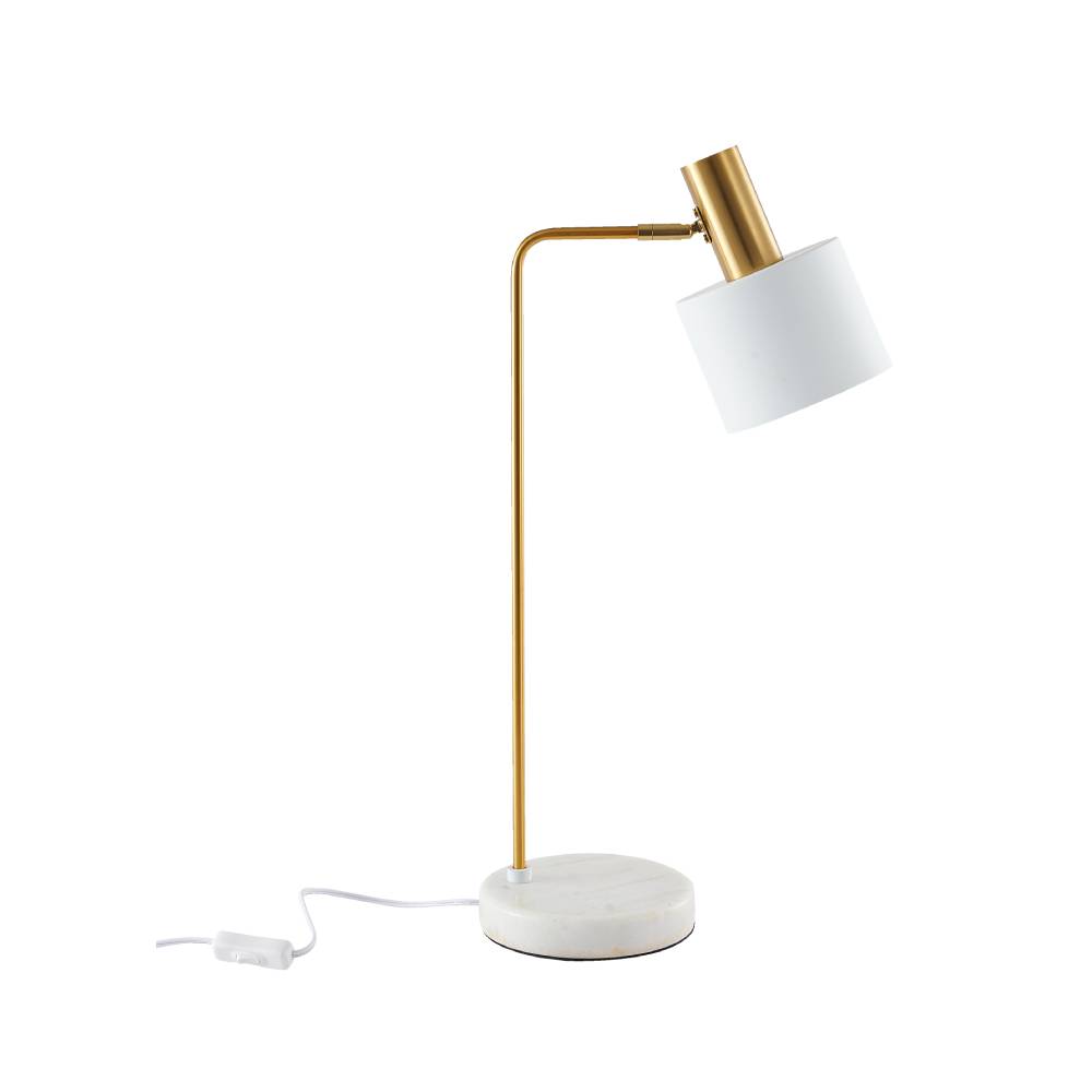 Lampara de mesa blanca e27