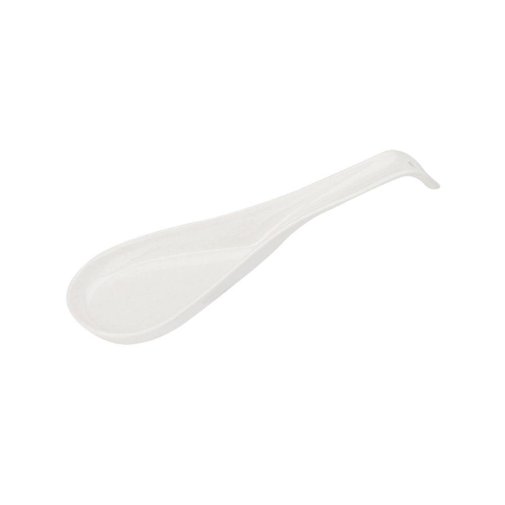 Porta cuchara plastico 23x8.5 cm blanco