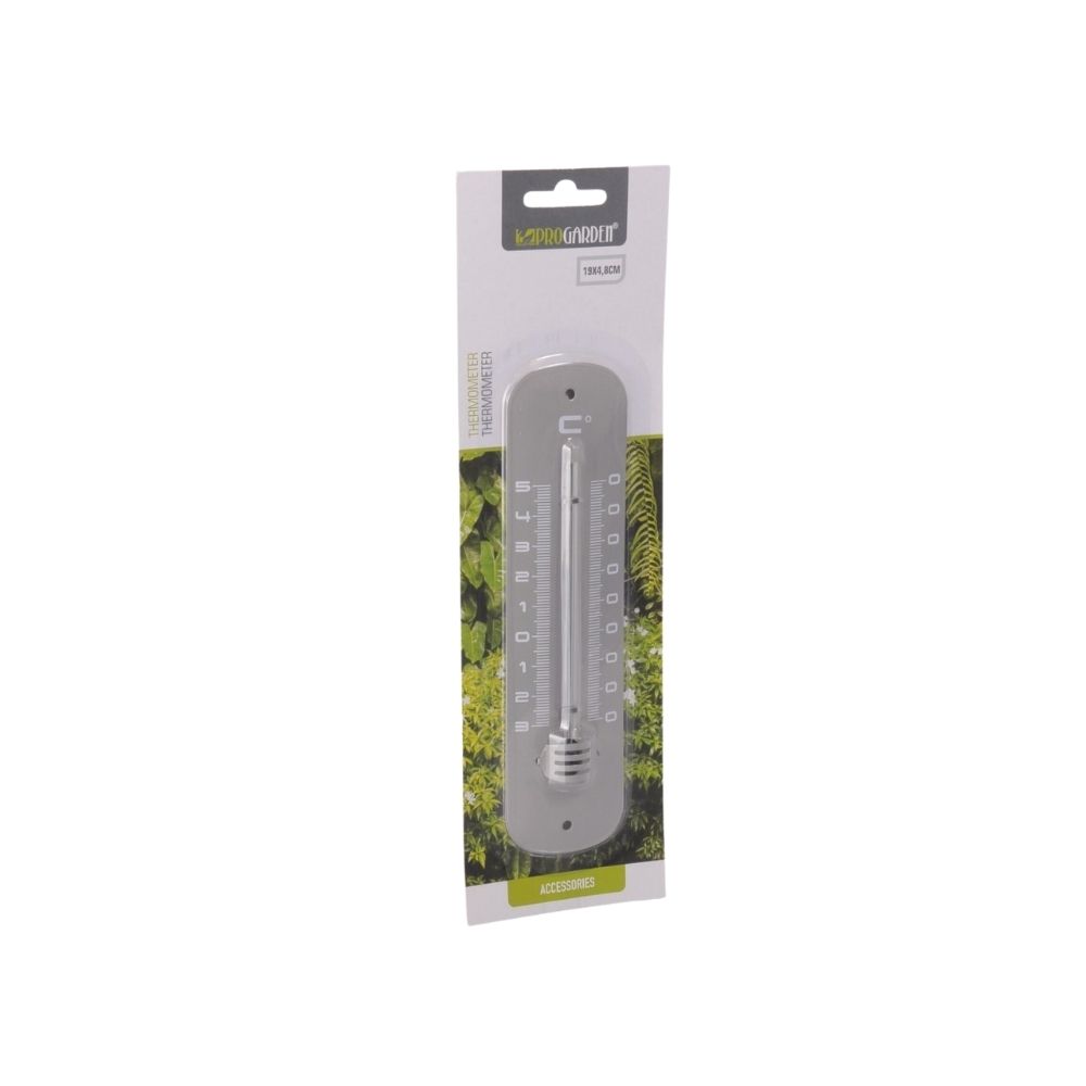 Termometro metalico para exterior 19 cm surtido