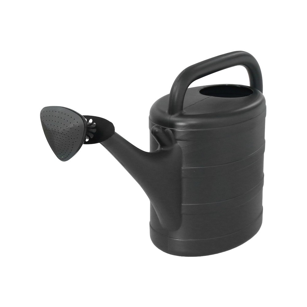 Regadera plastica 10 l gris oscuro