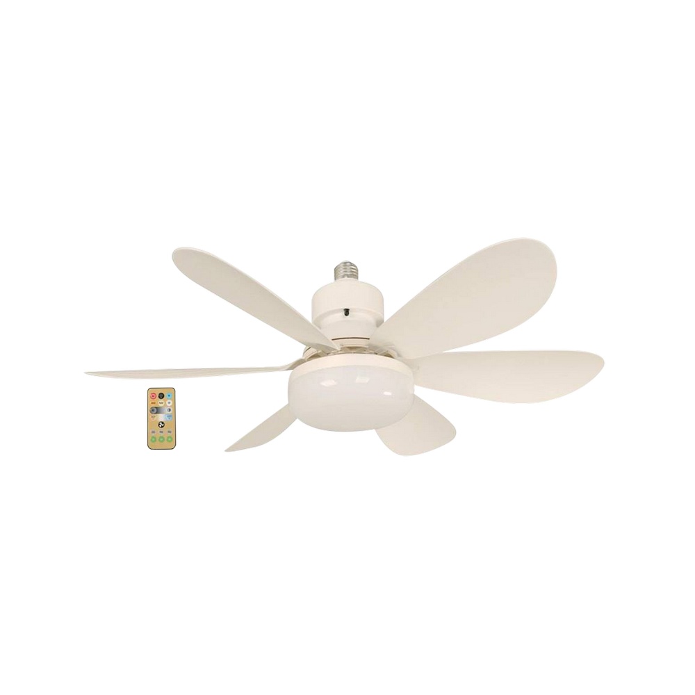 Ventilador mini led de techo blanco 17w