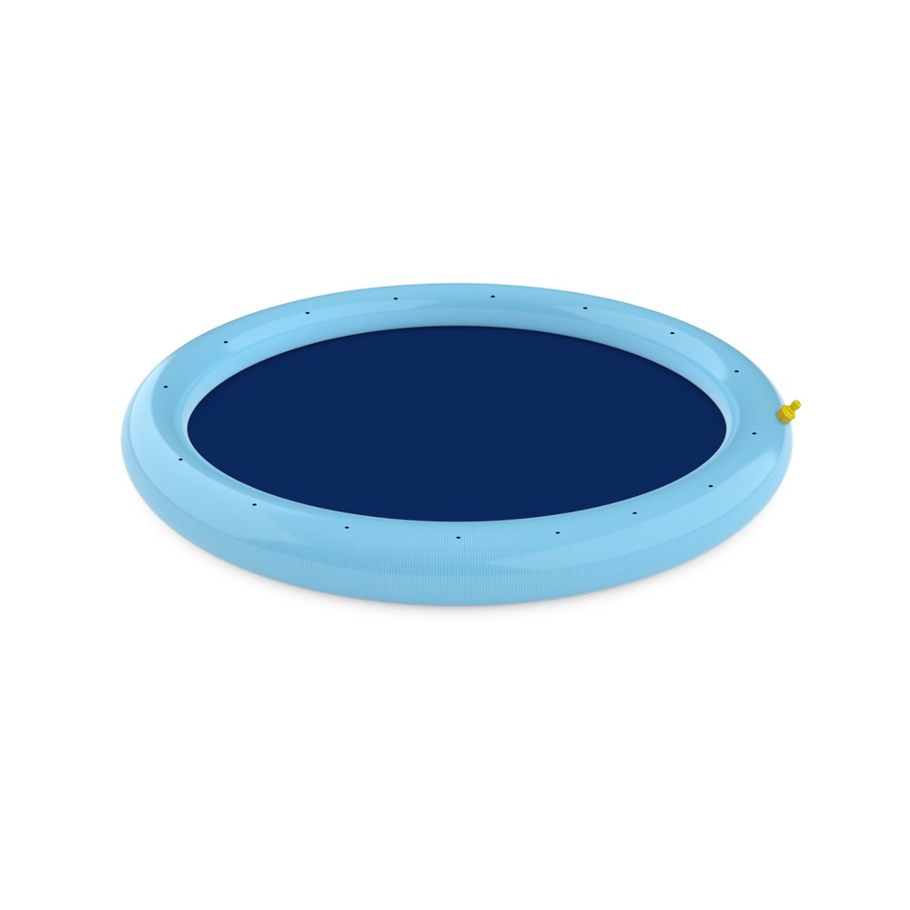 Piscina para perros con rociadores 100 cm azul