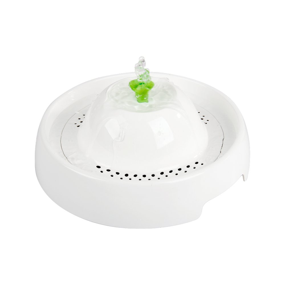 Fuente bebedero para mascota 1150 ml blanco