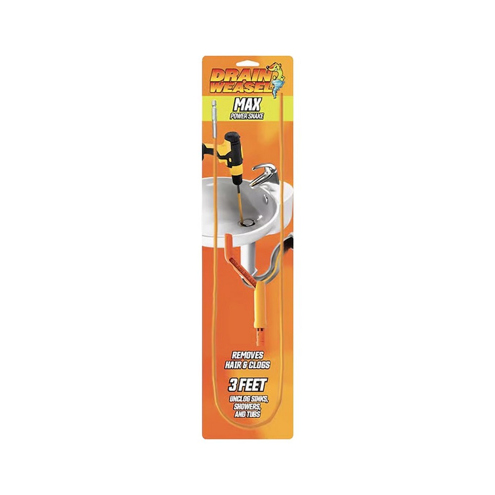 Sonda para destapar tuberia 1/4 pulg x3 pies (6.35 mm x 91.44 cm)