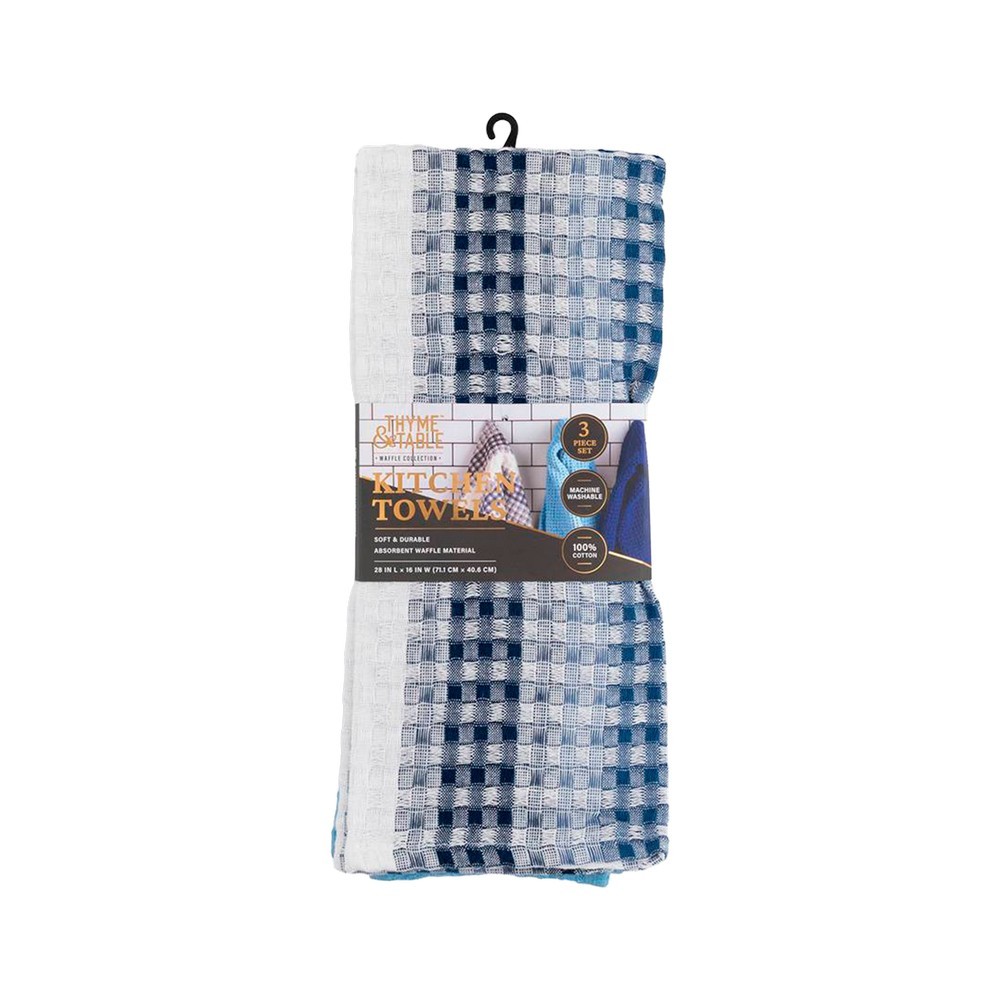 Toalla para cocina de algodón/poliester 41x71 cm surtido 3 piezas