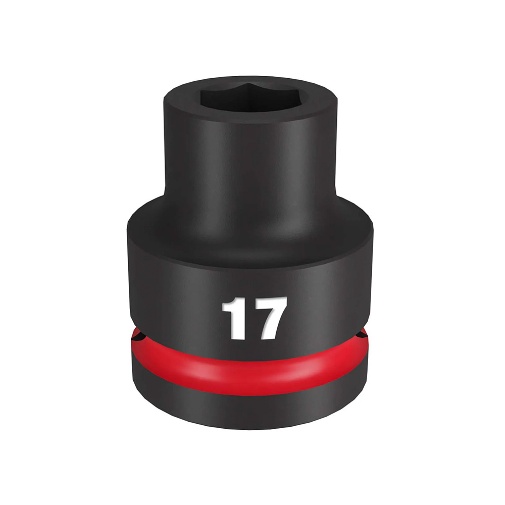 Cubo de impacto 3-4 pulg (19 mm) x 17 mm corto