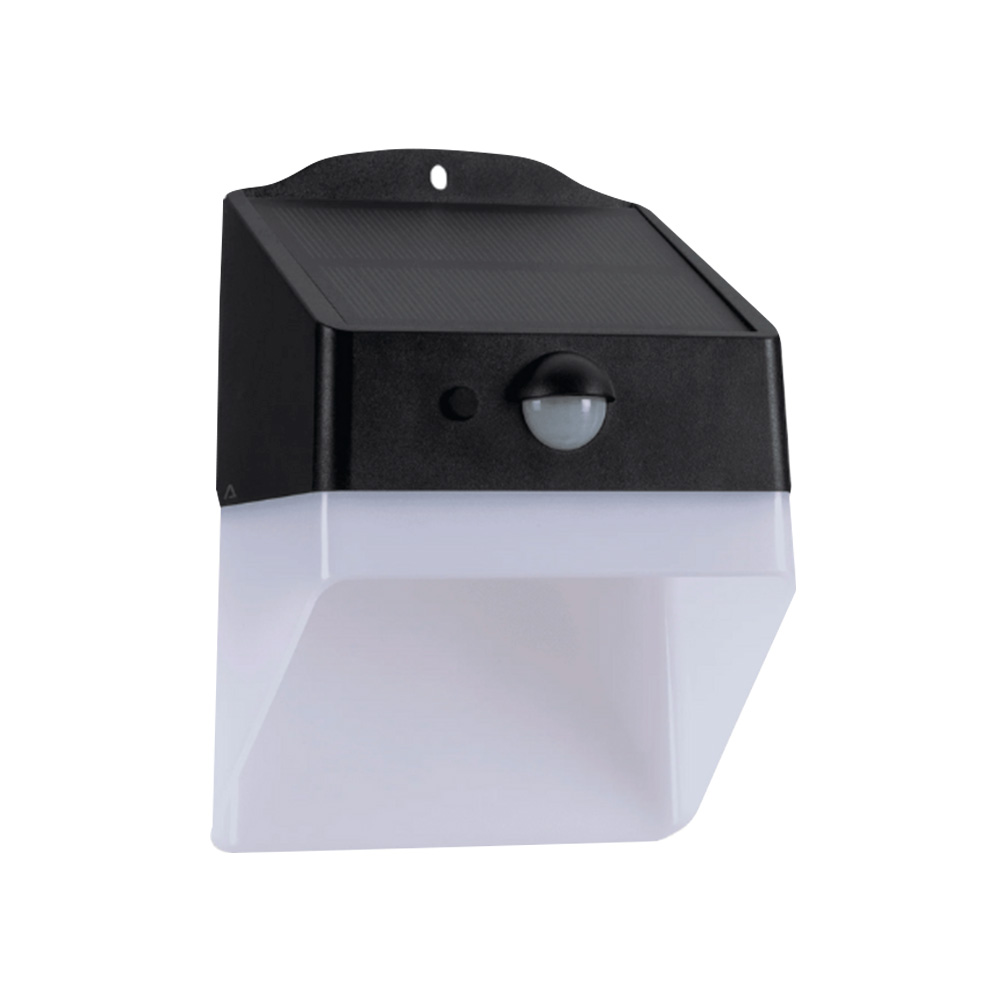 Lampara de pared solar mini con sensor de movimiento 2w 220lm