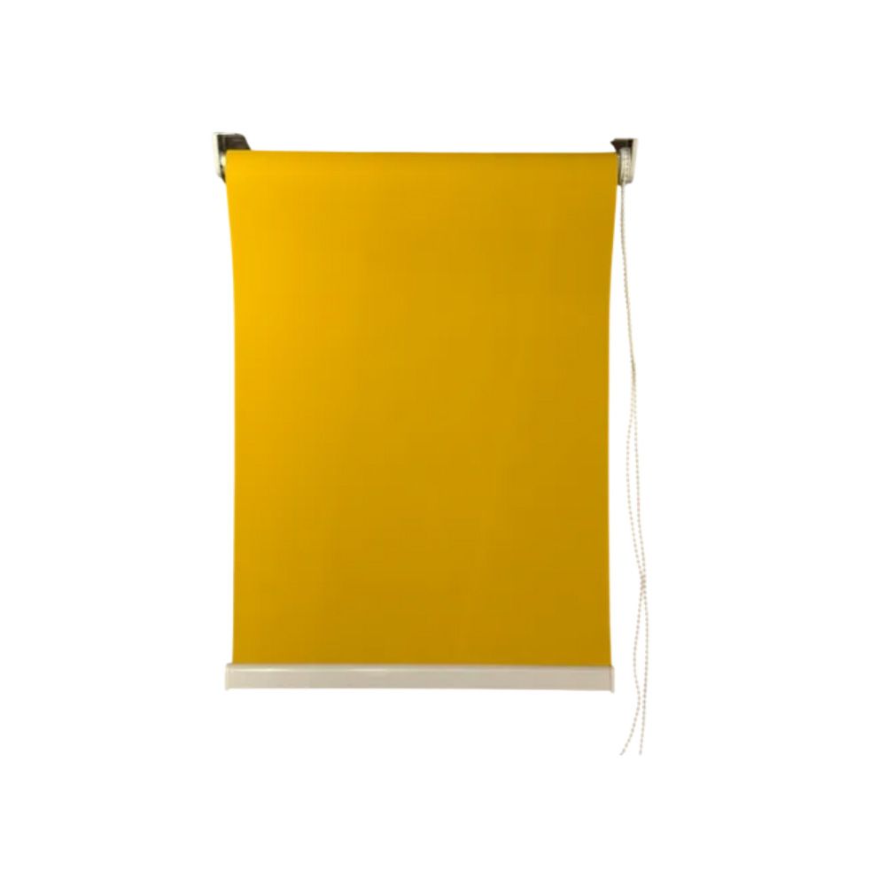 Cortina roller black out 150 cm x 180 cm mostaza calido