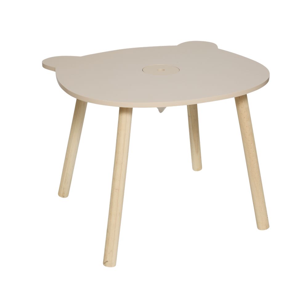 Mesa infantil de mdf 55x48x42.5 cm beige