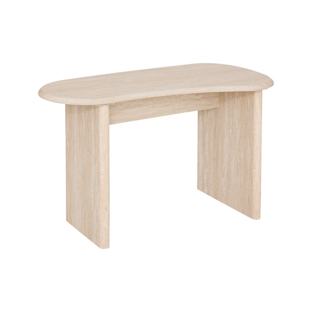 Mesa auxiliar de mdf 120x60x75.5 cm anaya beige