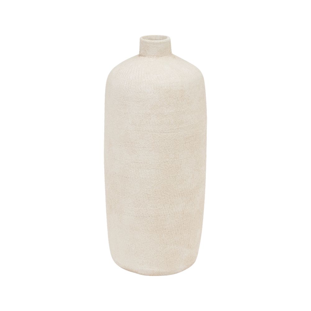 Jarron de ceramica 43 cm romia beige