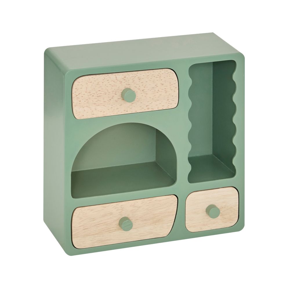 Joyero decorativo de mdf 23.8x11x23.8 cm surtido