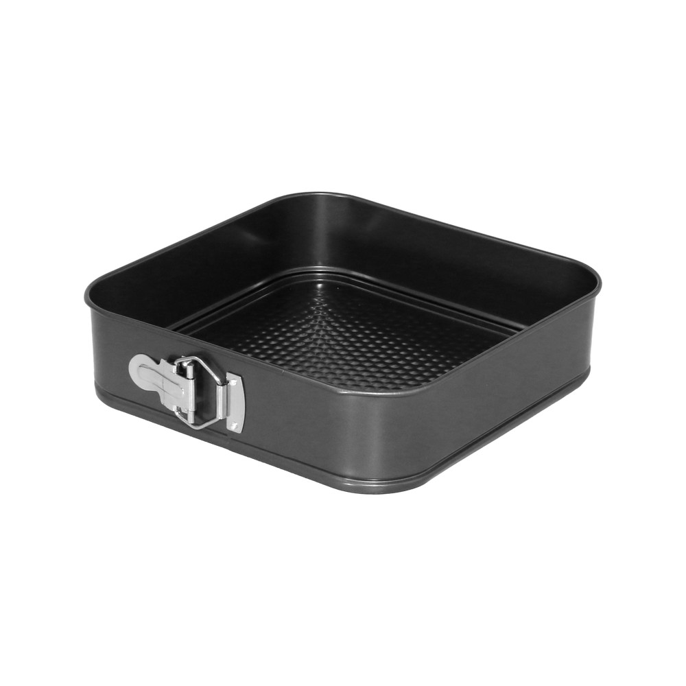 Molde para hornear de acero inoxidable desmontable 26.5x26.5x6.9 cm