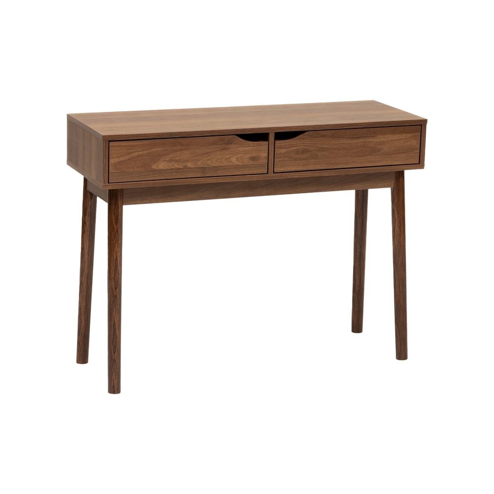 Consola de mdf 100x34x75.5 cm slidy cafe