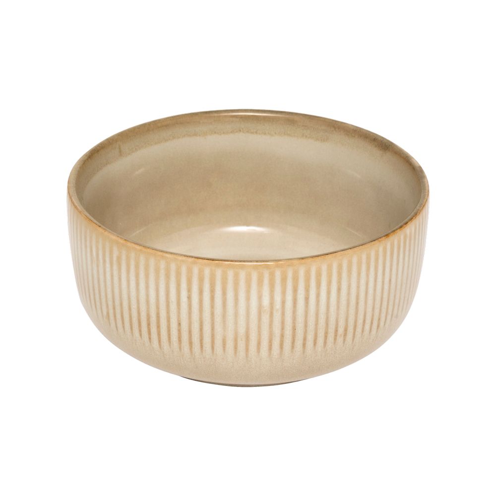 Plato para sopa de ceramica 14.2 cm chloe beige