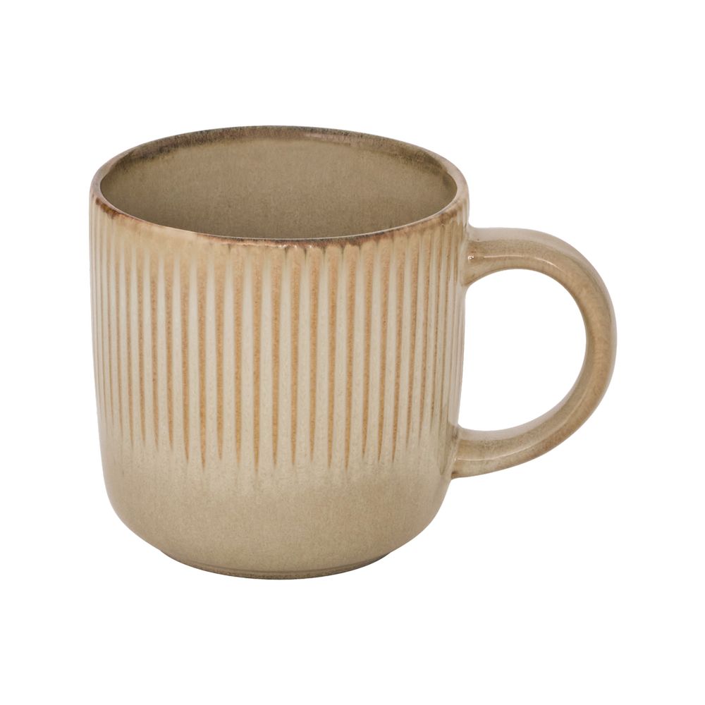 Taza de ceramica 360 ml chloe beige