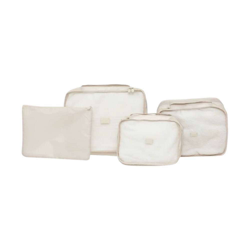 Kit bolsas organizadoras para viajes de poliester surtido 6 piezas