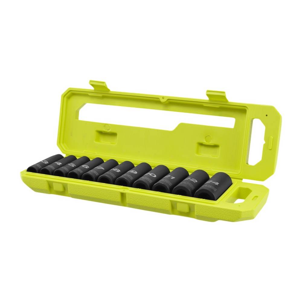 Juego de cubo de impacto 1-2 pulg (12.7 mm) s-11