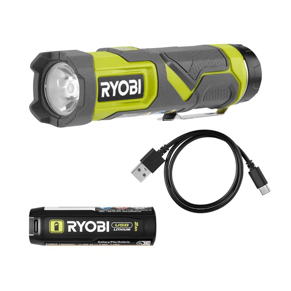 Lampara de mano recargable usb 600l