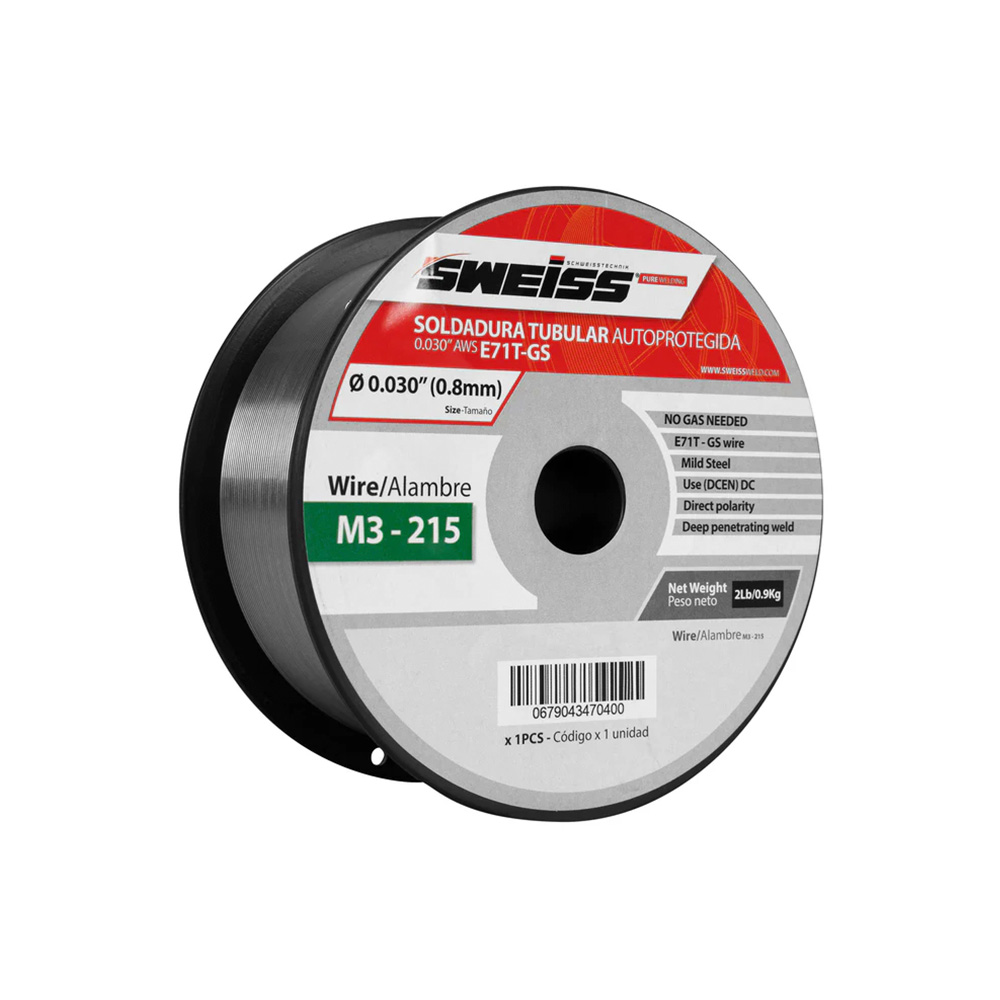 Rollo soldadura autoprotegida 0.030 pulg (0.8 milimetros)