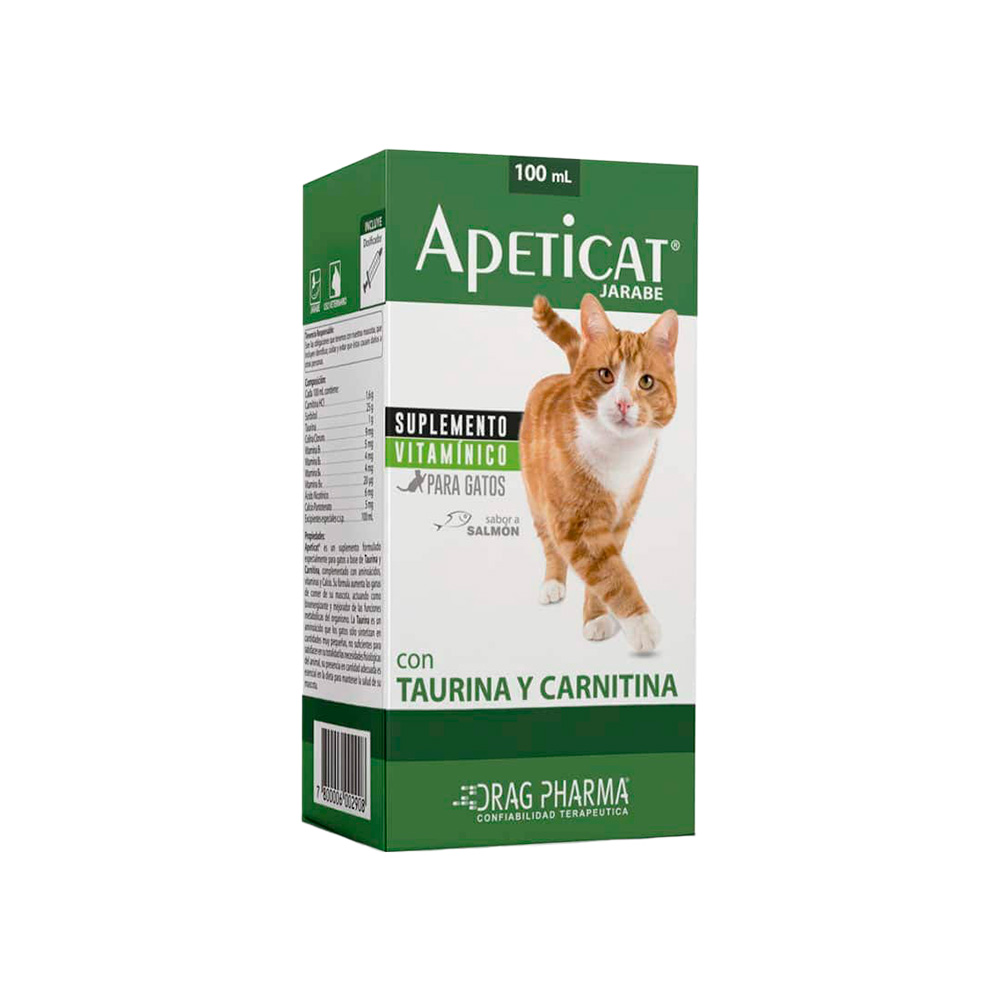 Suplemento vitaminico para gatos apeticat 100 ml