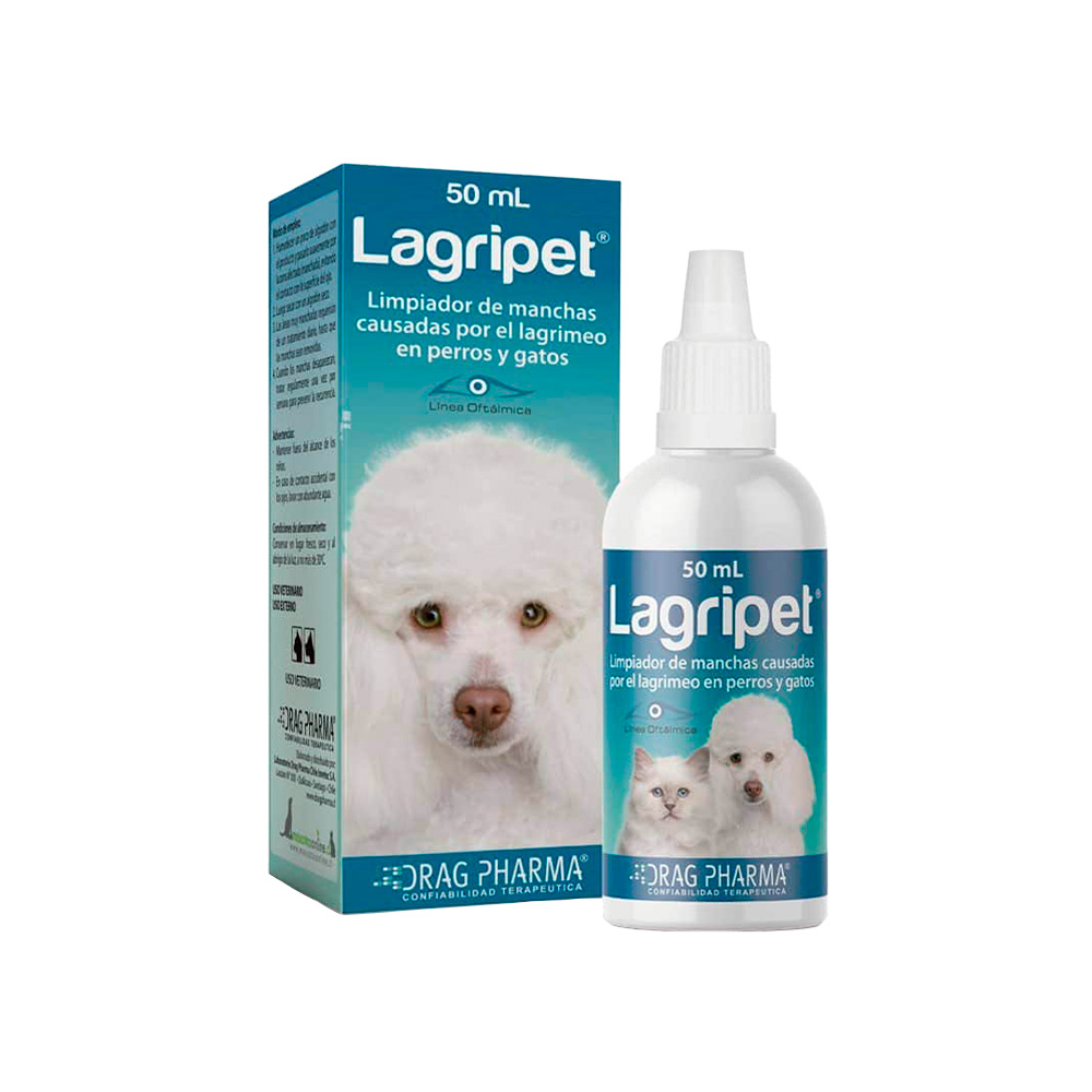 Limpiador para manchas de ojos para mascotas lagripet