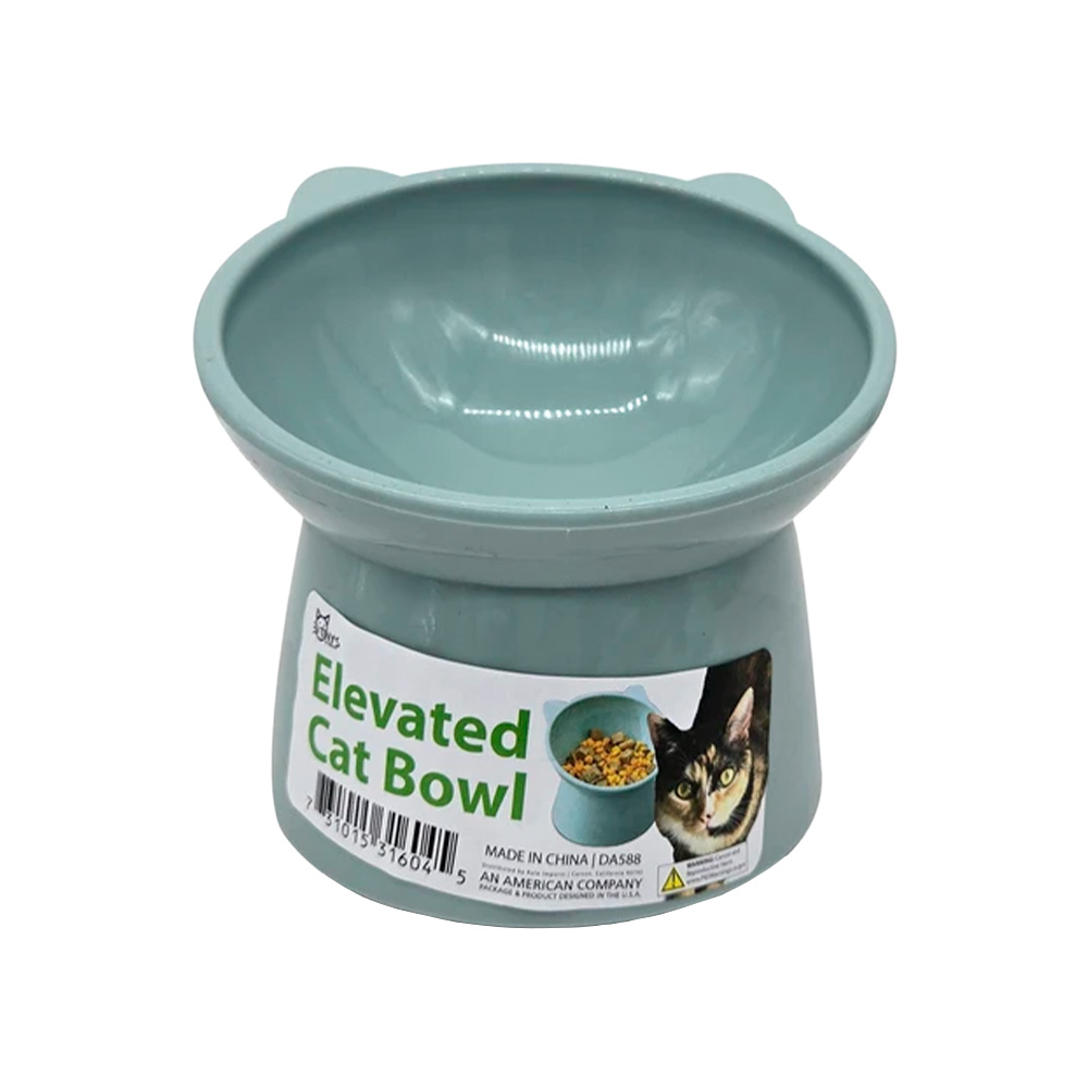 Comedero elevado para gatos