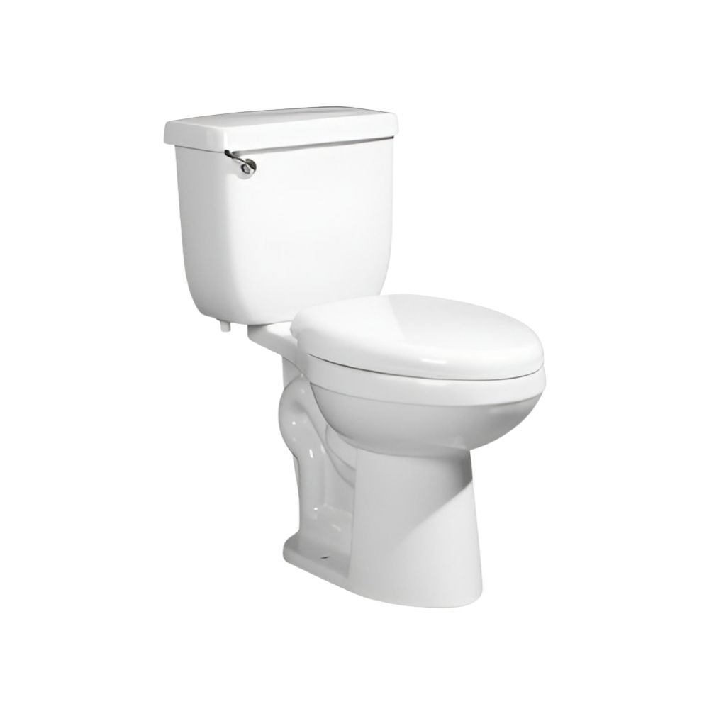 Inodoro elongado blanco 2 pzas