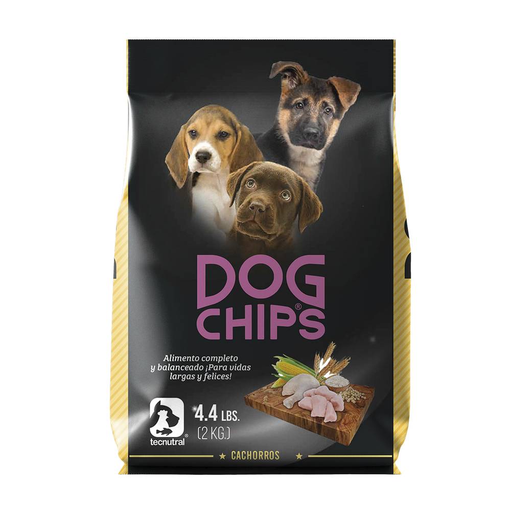 Comida para perro cachorro 2 kg (4.4 lb) sabor carne, pollo y vegetales