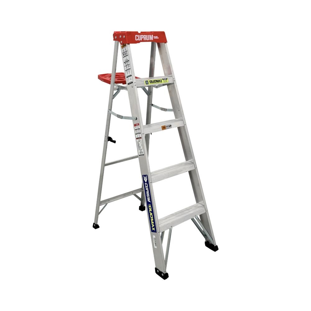 Escalera de aluminio de 2 bandas 1.52 m tipo iii (150 kg)