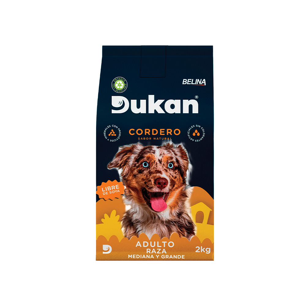 Alimento para perros adultos raza mediana 2 kg