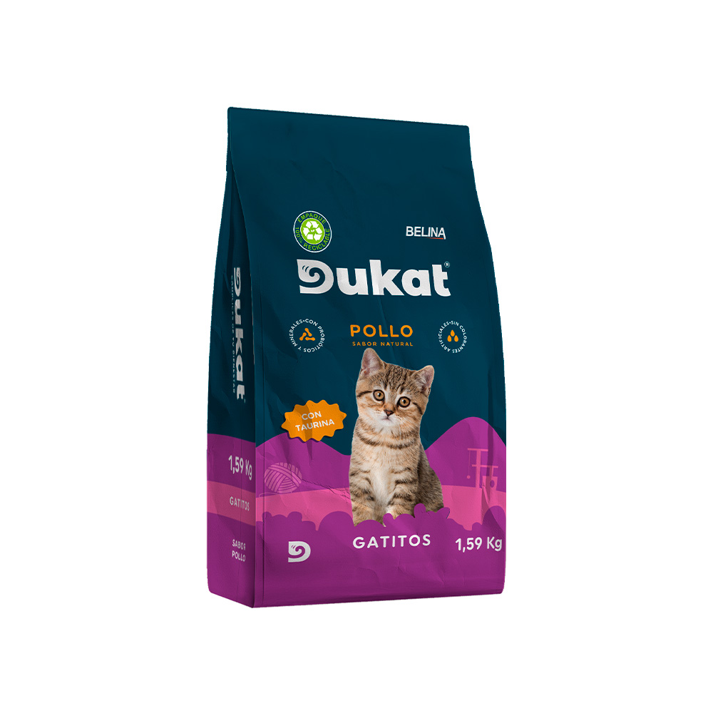 Alimento para gatos cachorros 1.59 kg