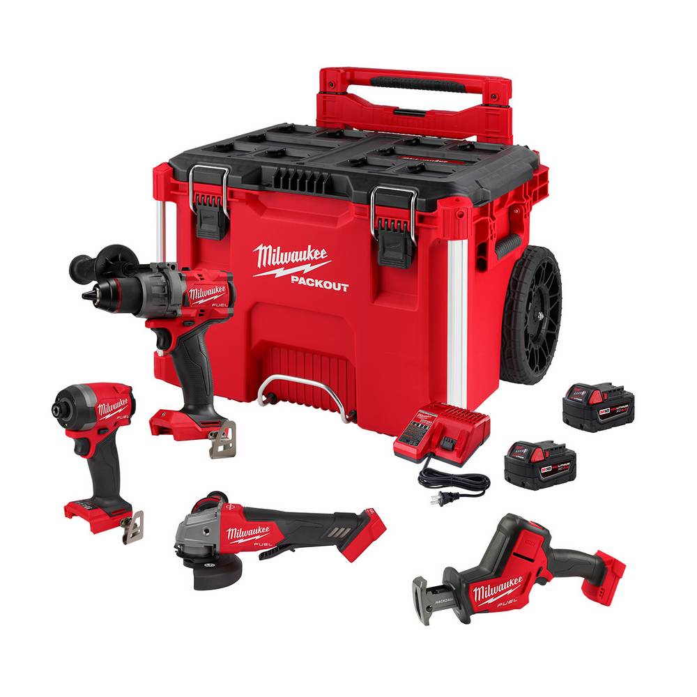 Kit de herramientas inalambricas 18v + caja packout