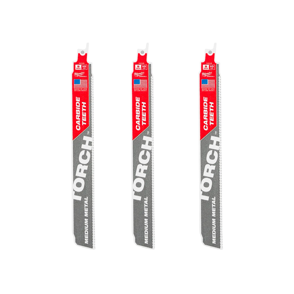 Segueta para sierra sable 9 pulgadas (30.48cm) s/3 10tpi metal torch