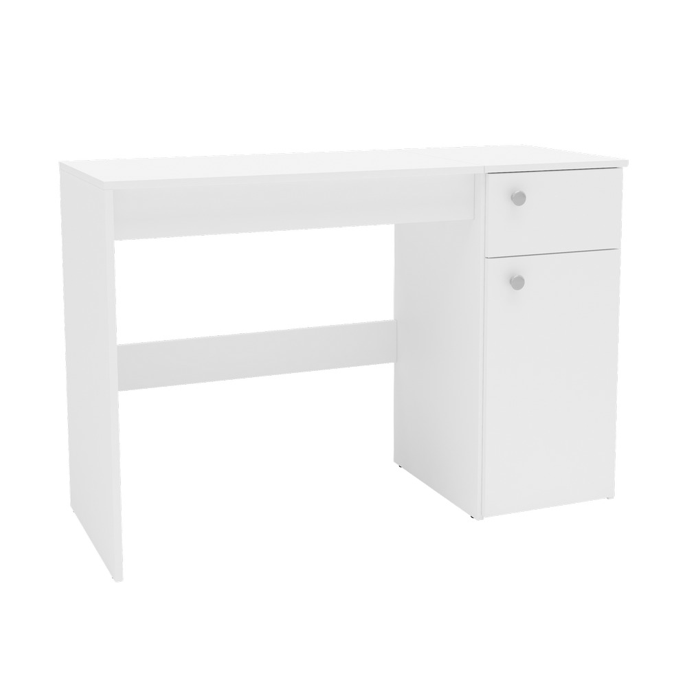Tocador con espejo 118.5x112x44.5 cm iracema blanco