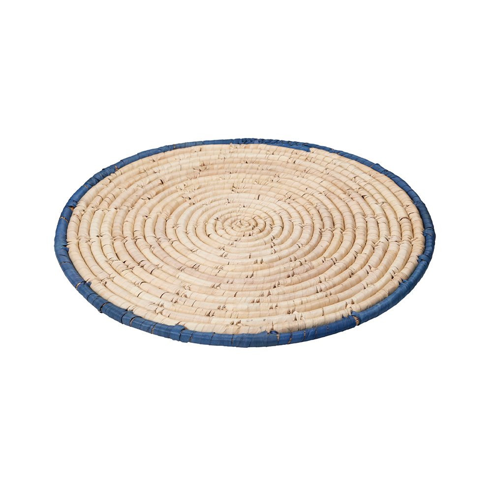 Individual redondo de mimbre 35 cm surtido