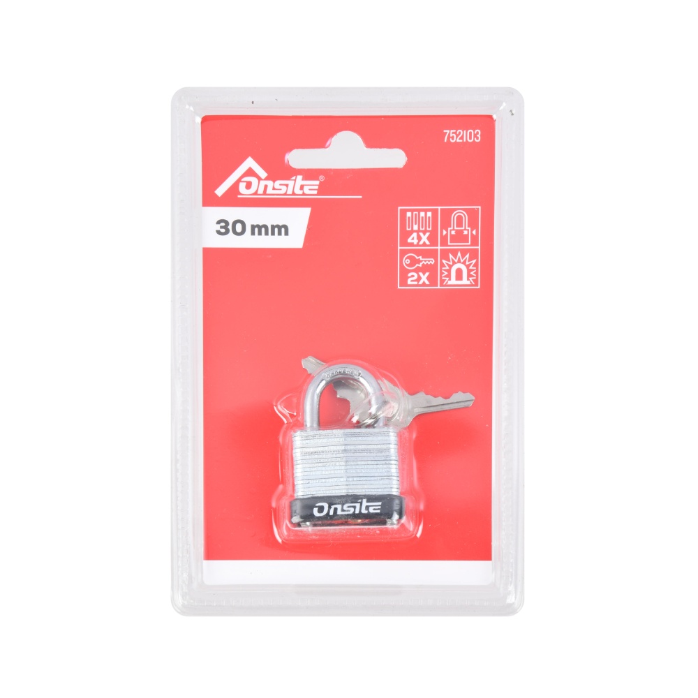 Candado laminado 30 mm